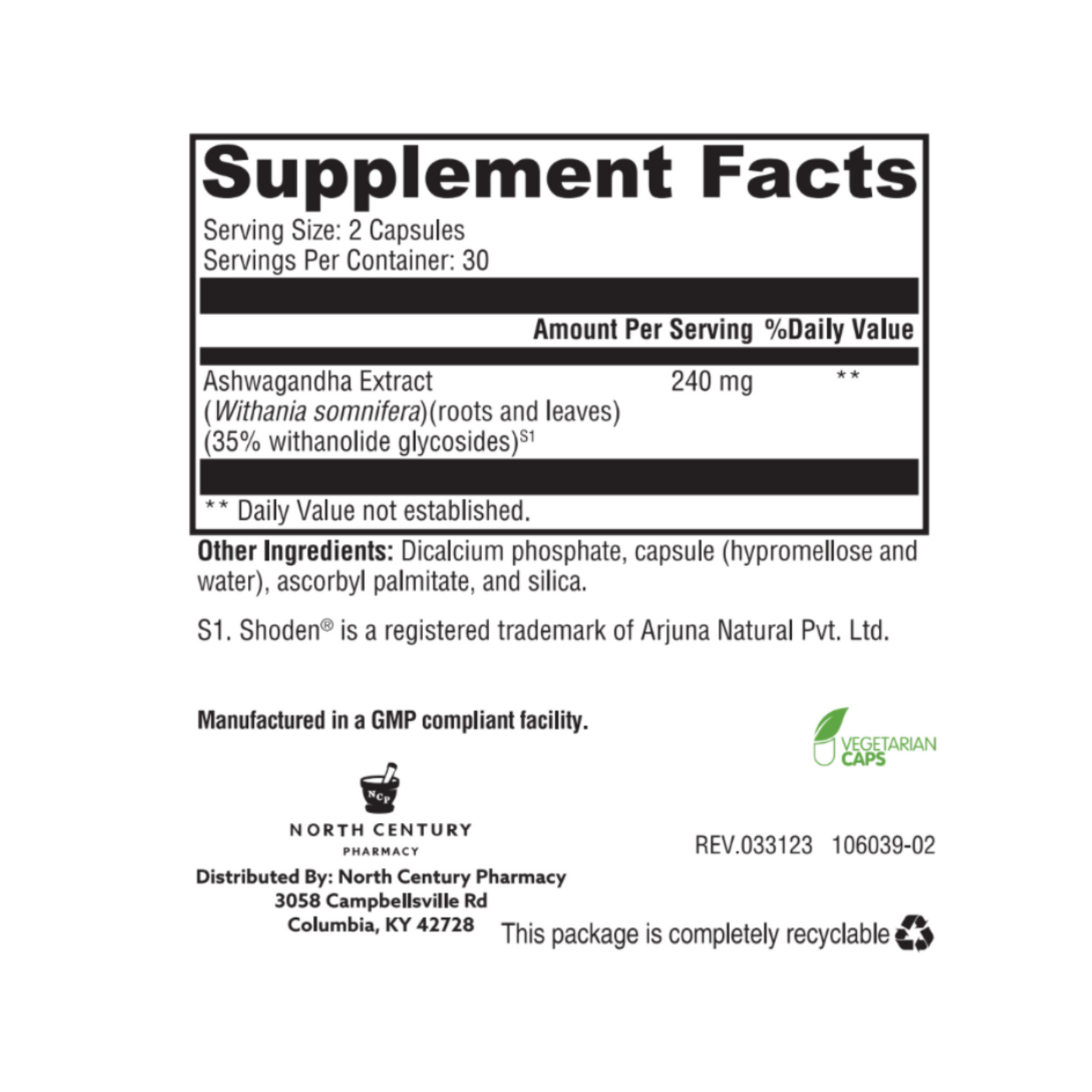 ASHWAGANDHA from NCP