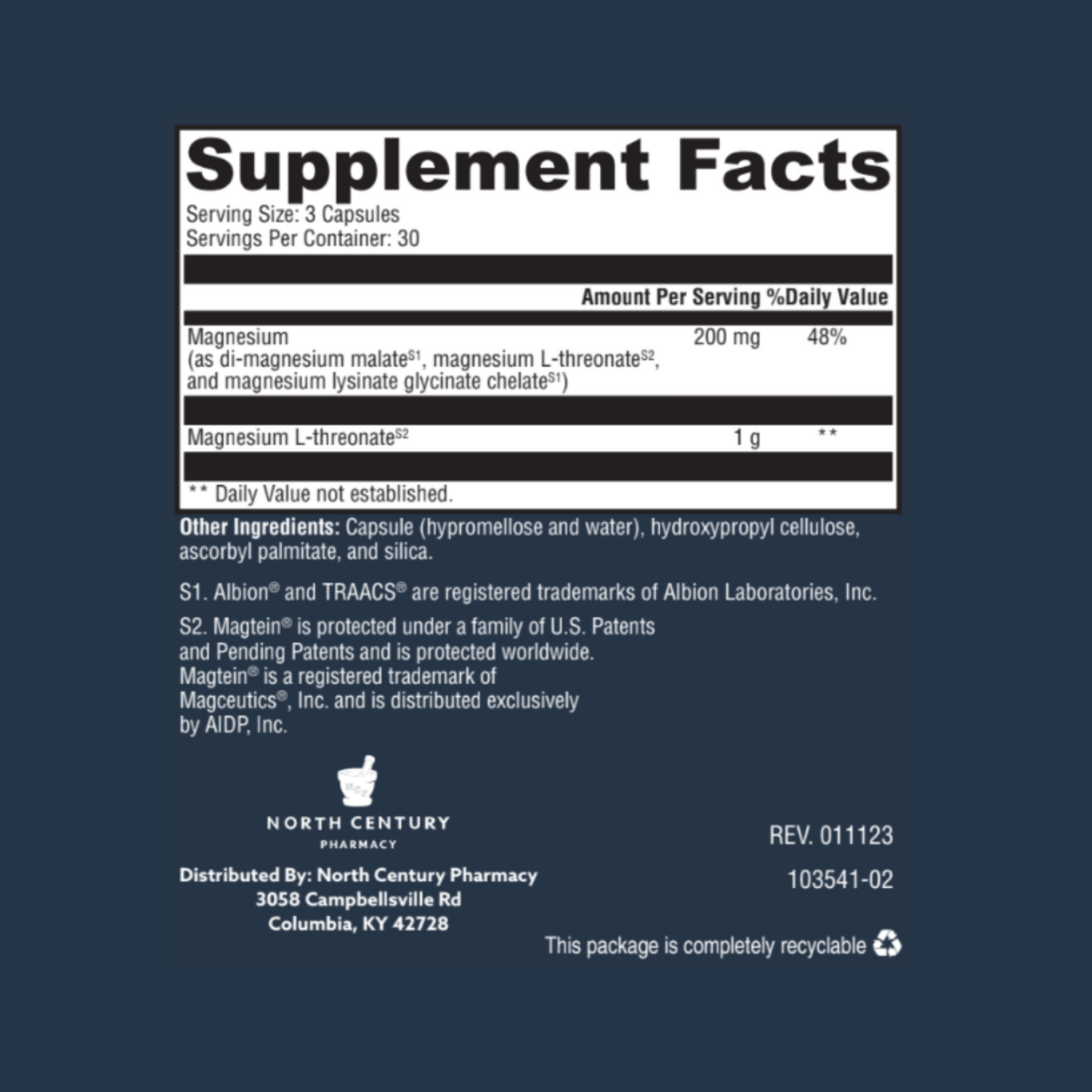 NCP NEURO Magnesium Blend for NCPak #90