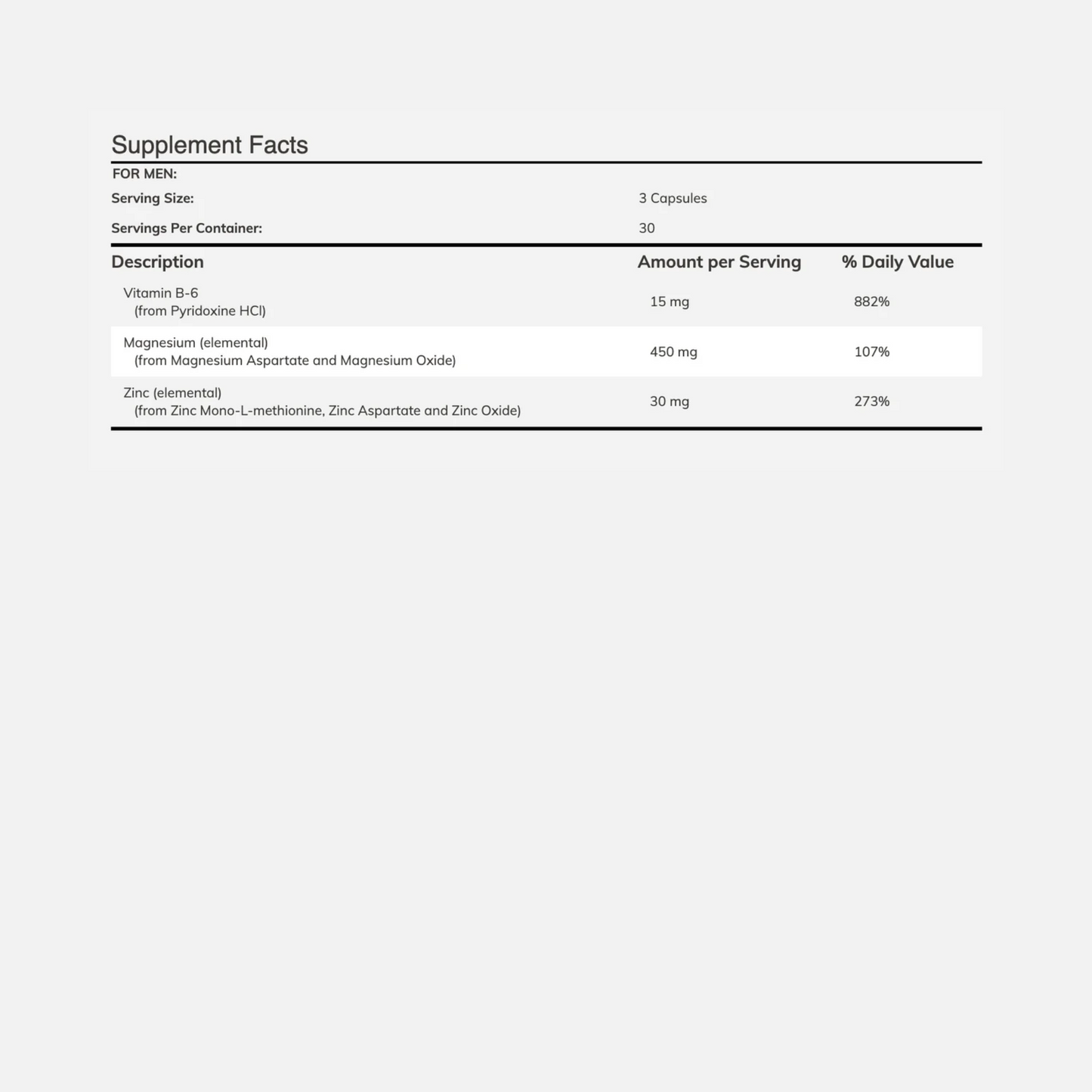 ZMA for Men's NCPak #90
