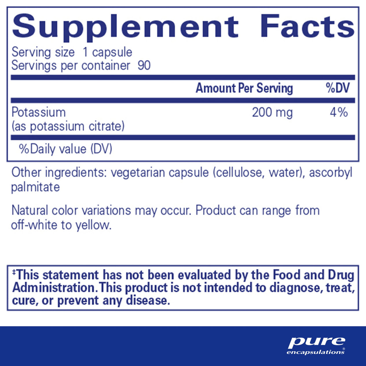 Potassium (citrate)