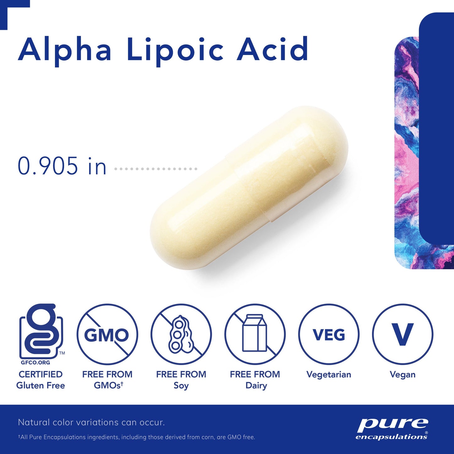 Alpha Lipoic Acid 600 mg.