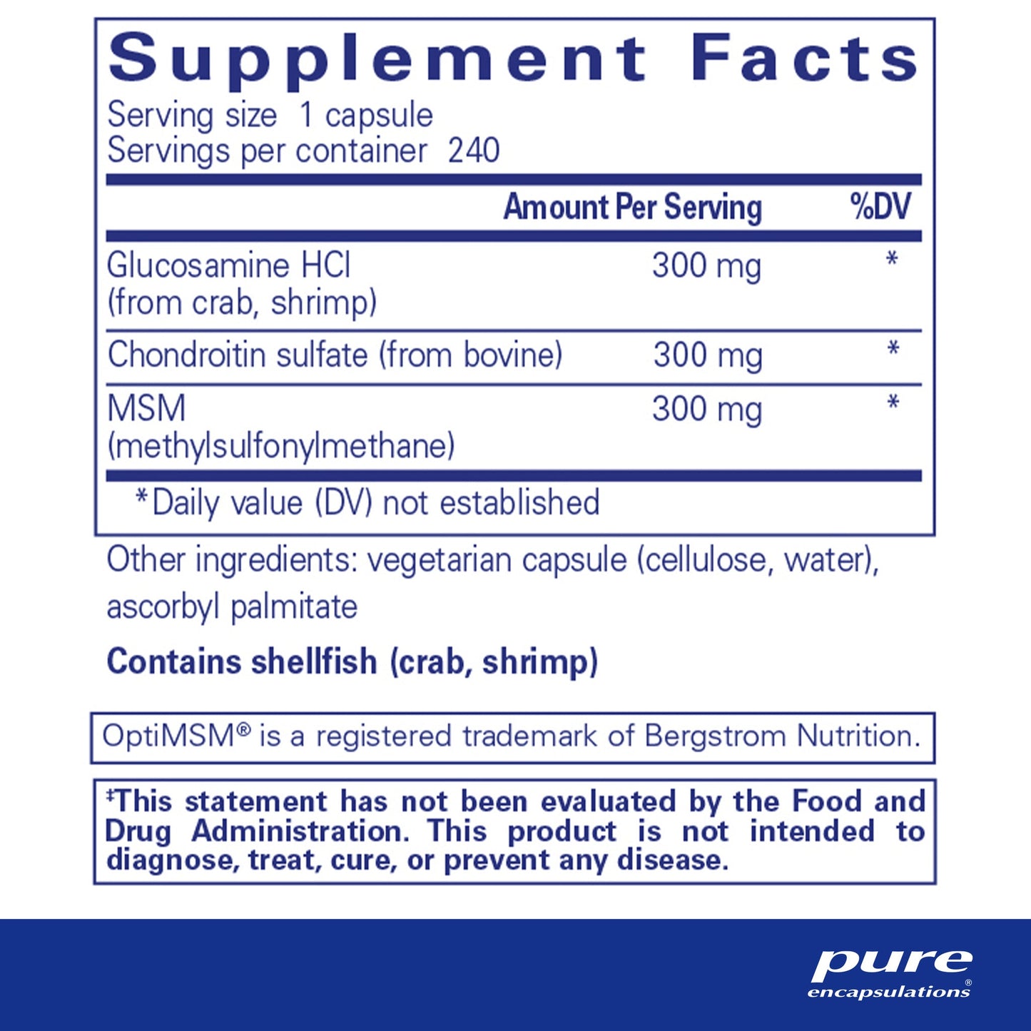 Glucosamine Chondroitin with MSM