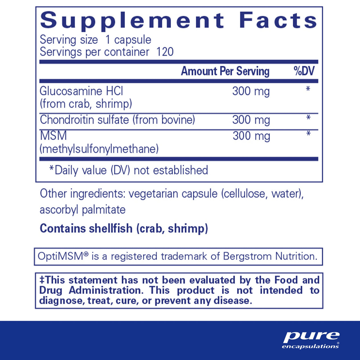 Glucosamine Chondroitin with MSM