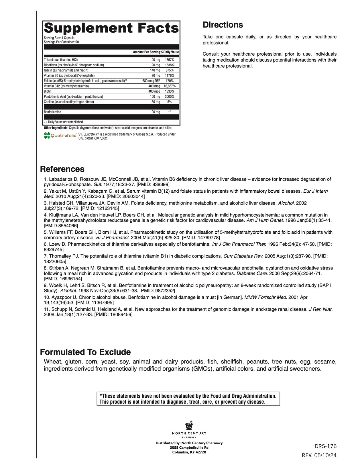 Active B Complex for NCPak #30