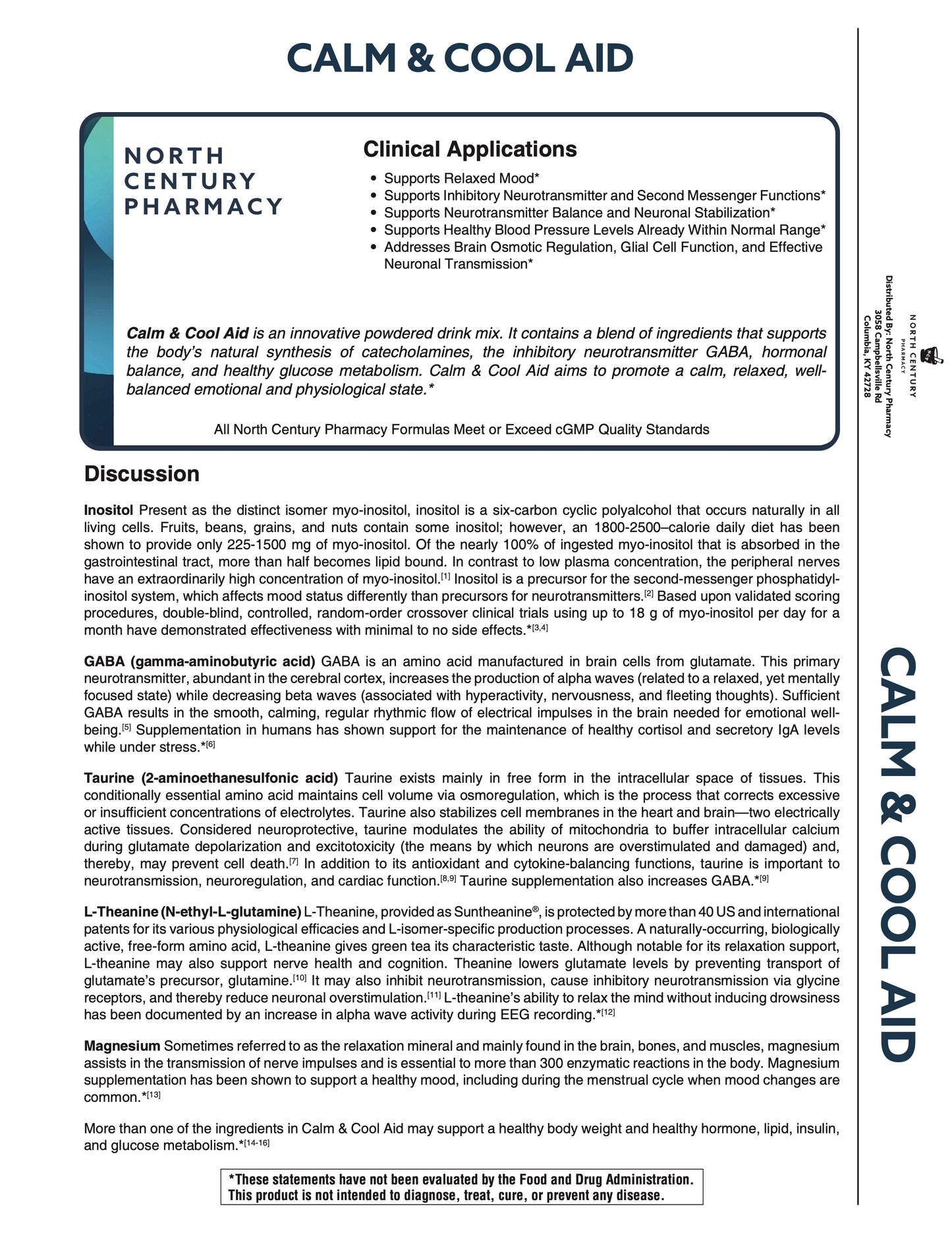 CALM & COOL AID – North Century Pharmacy