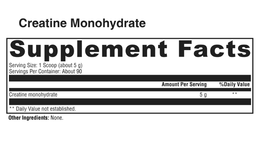 CREATINE MONOHYDRATE