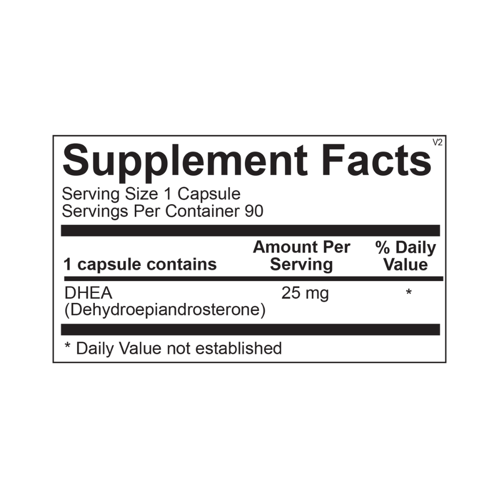 DHEA 25mg for NCPak #30