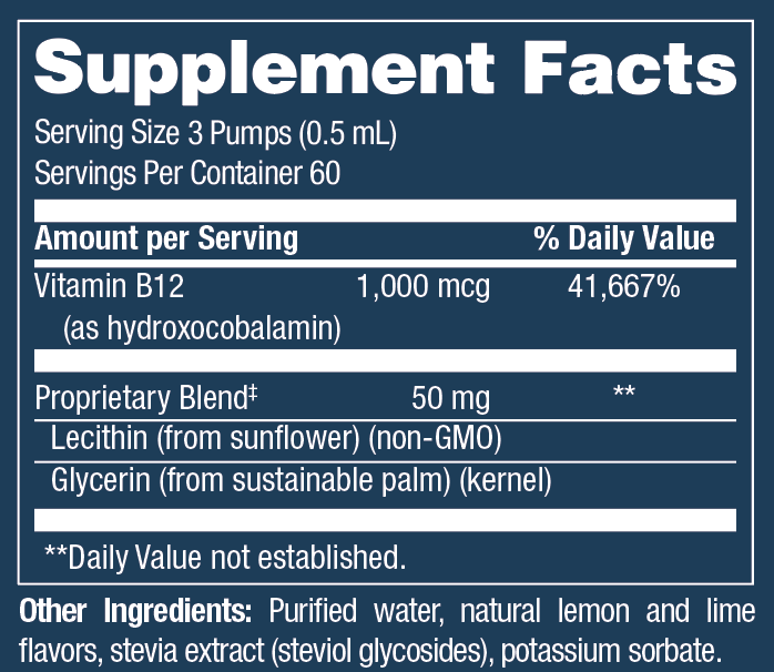 Liquid B12 (Liposomal Hydroxocobalamin)