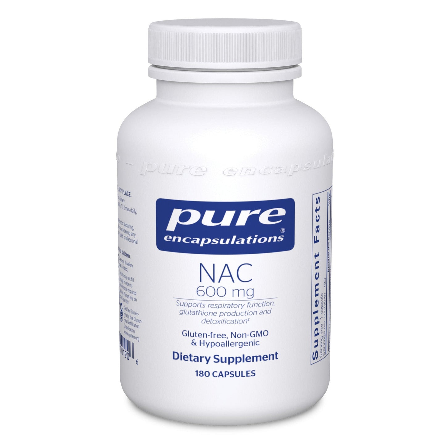 NAC (N Acetyl l Cysteine) 600 mg.