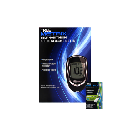 True Metrix Blood Glucose Monitor & 30 Test Strips