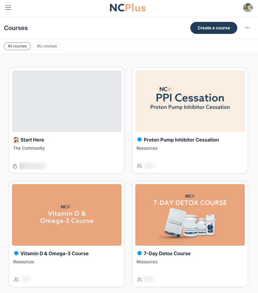 NCPlus member dashboard showing savings and benefits