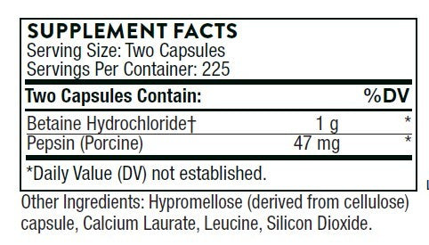 Betaine HCL/Pepsin