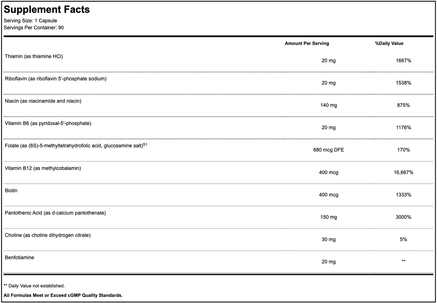 Active B Complex for NCPak #30