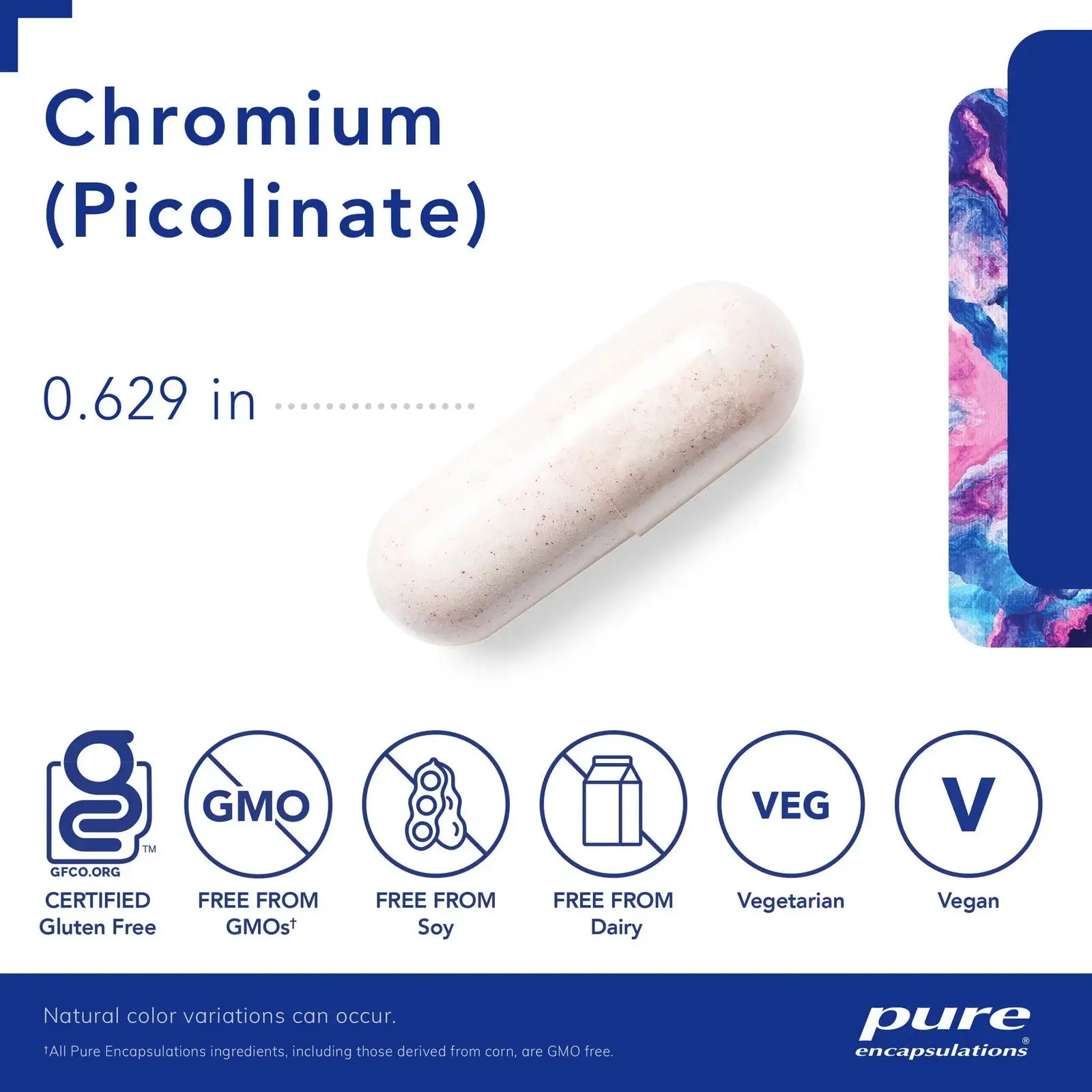 Chromium (picolinate) 500 mcg.