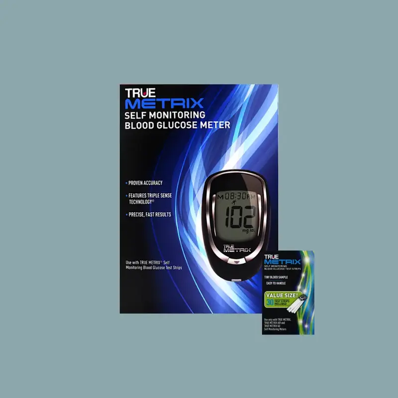 True Metrix Blood Glucose Monitor & 30 Test Strips