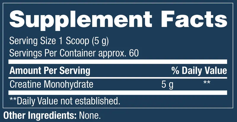 CREATINE MONOHYDRATE